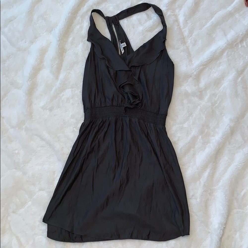 AE ruffle front, racerback dress